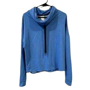 Tek Gear zip-back tie neck sweatshirt jacket